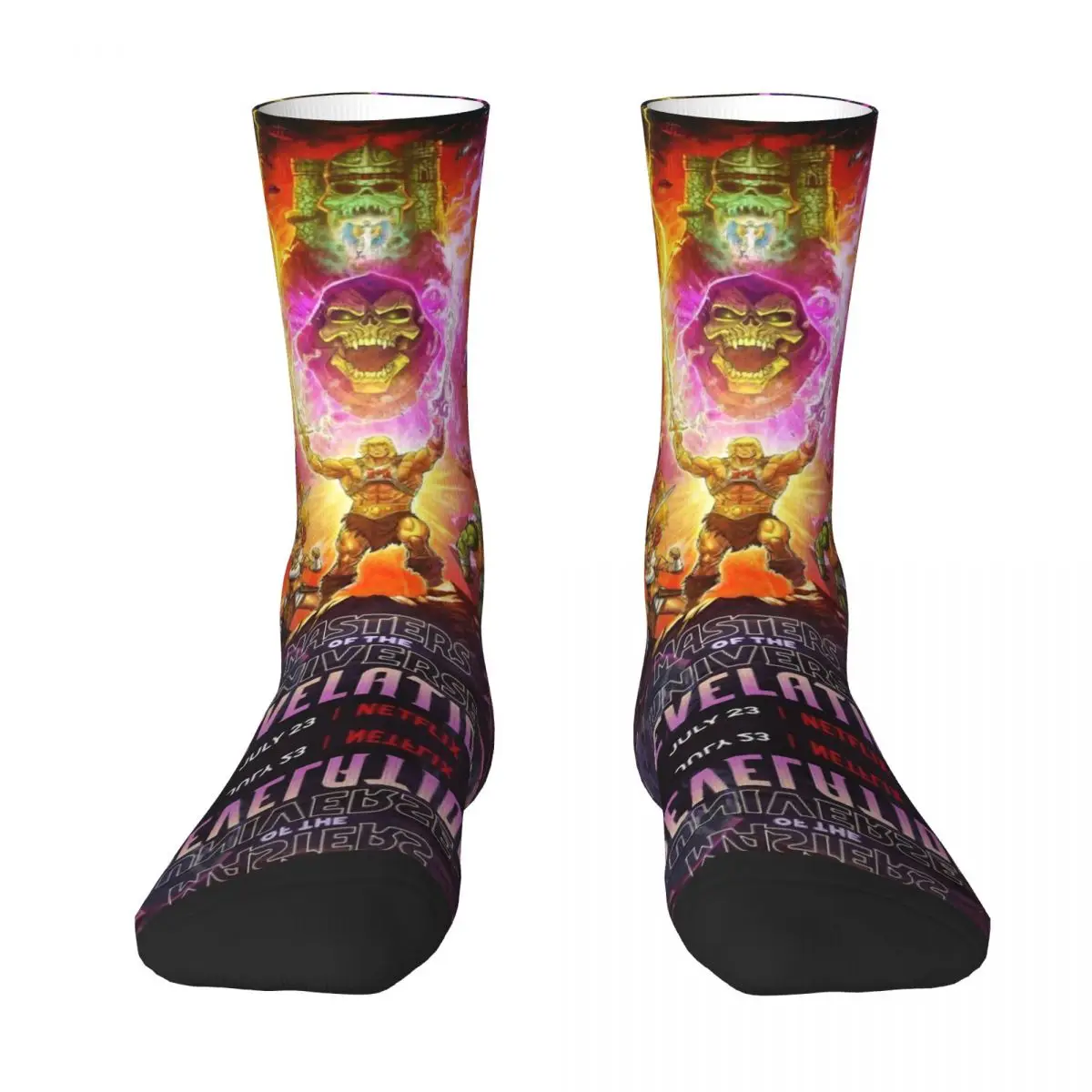 Masters Of The Universe Unisex Winter Socks Windproof Happy Crew Socks Street Style Crazy Sock