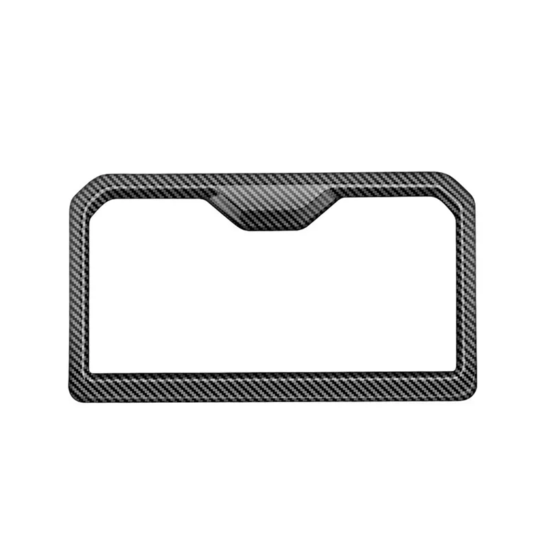 For Toyota Tacoma 2024 ABS Carbon Fiber Car Forward Water Cup Holder Frame Cover Trim Stickers Car Accessories