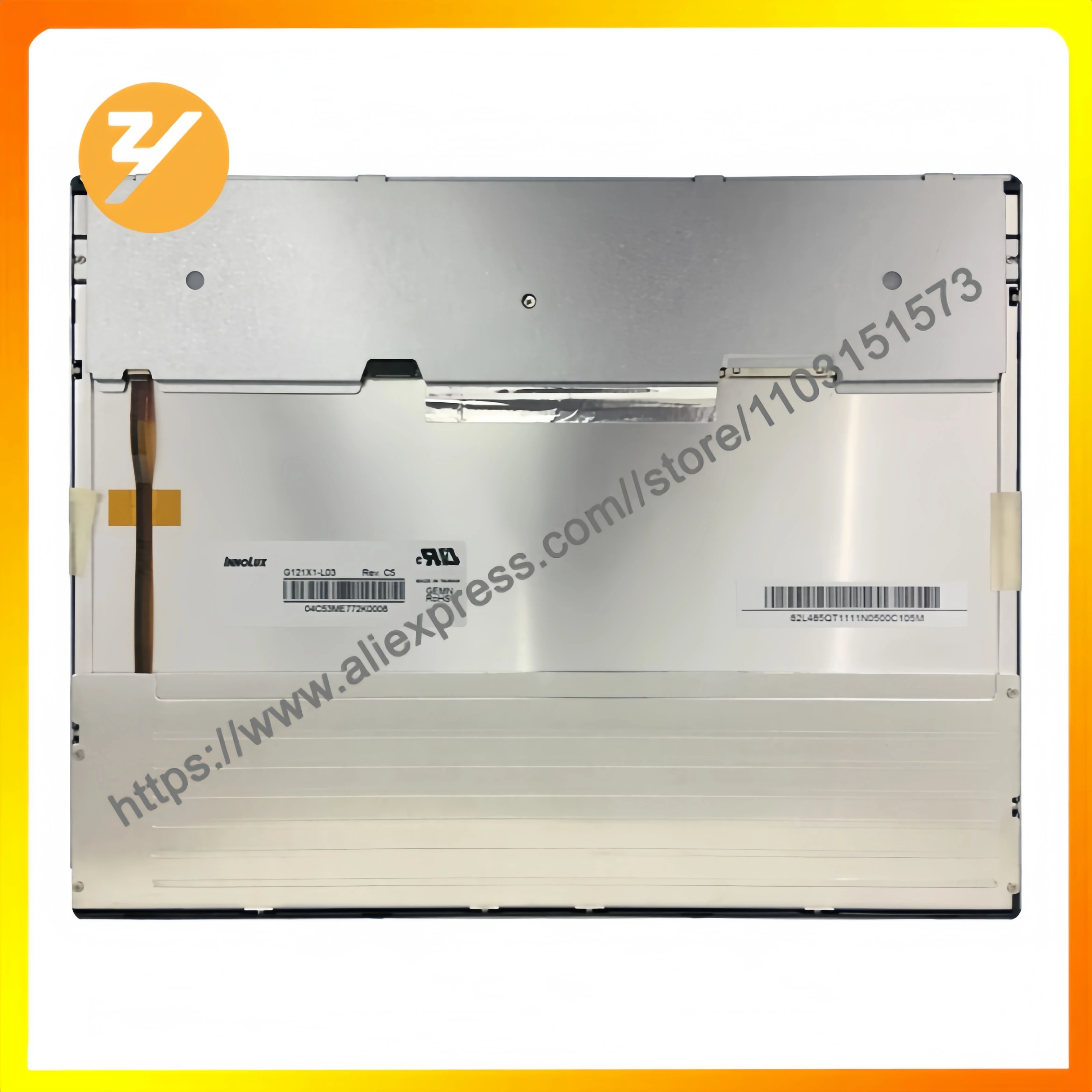 G121X1-L03 12.1 inch 1024*768 WLED Backlight TFT-LCD Display Screen Zhiyan supply