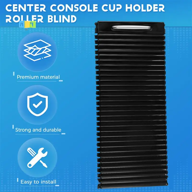 

A04E-Car Center Console Water Cup Holder Roller Blind Drink Holder Trim Plate T2H3071 For Jaguar XE 2015-2018 XF 2016-2018