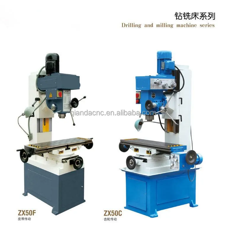 Hot Selling ZX50C High Precision Heavy Integrated Machine Universal Horizontal Drilling Milling Machine MT4 Spindle 220V