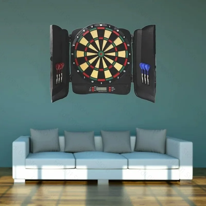 Dart Board Electronic With Light For 1-8 Players Multi-Game Set Indoor Interactive Game for Family Entertainment Fun