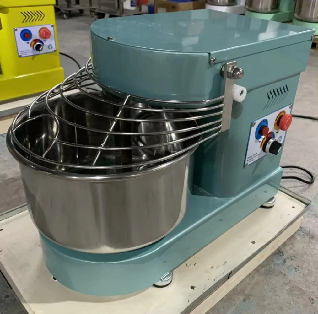 7Qt Liter Pizza Branded Digital Spiral Mixer Amasadora Petrin Tabletop Dough Mixers for Baking with Stainless Steel Bowl