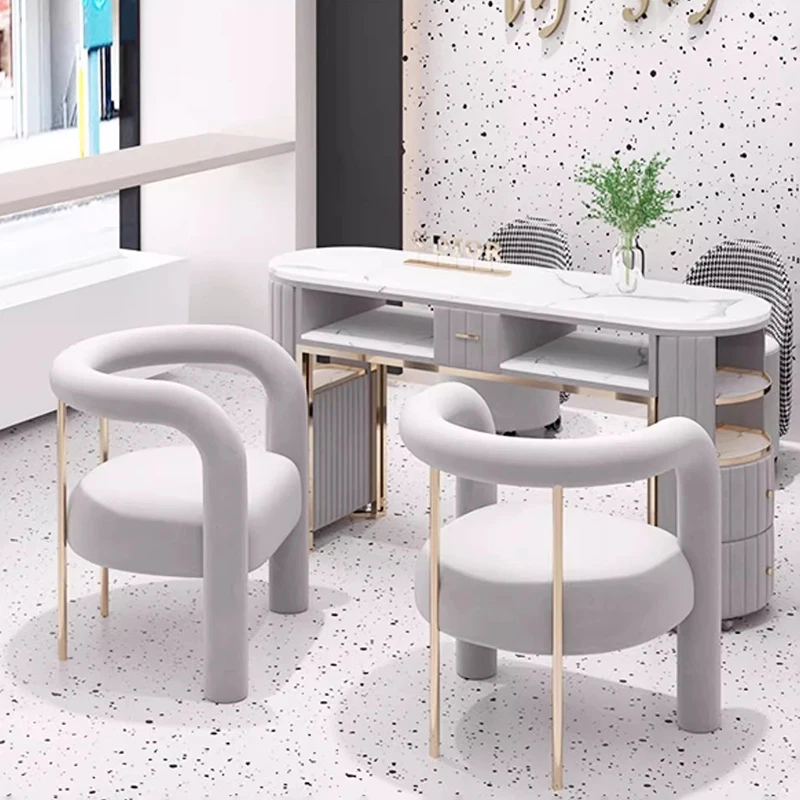

Design Luxury Nail Table Professional Display Drawers Manicurist Tables Equipment Beauty Mesa De Manicure Salon Home Furnishings