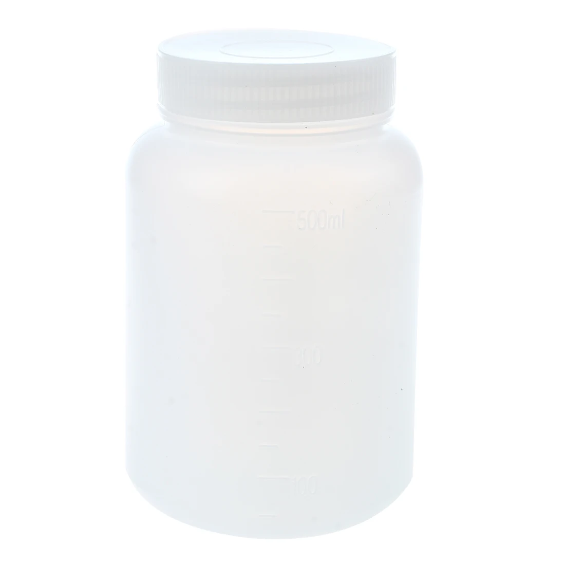 Laboratory Chemical Storage Case White Plastic Widemouth Bottle 500mL