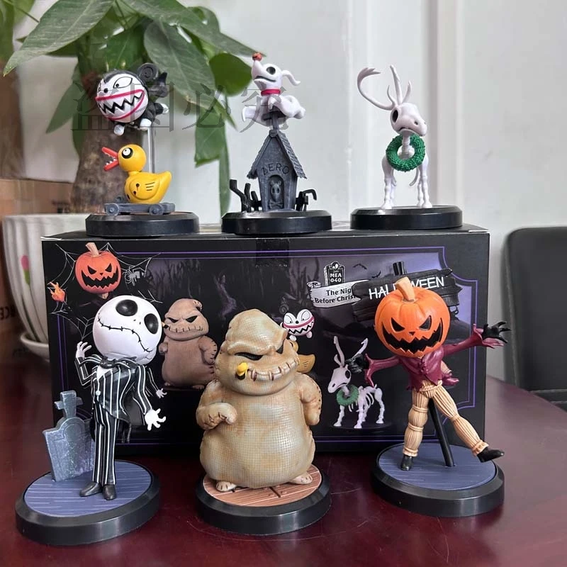 The Nightmare Before Christmas Series Figure Hallowen Jake 6pcs/set Collection Doll Bookshelf Ornament Gift For Children