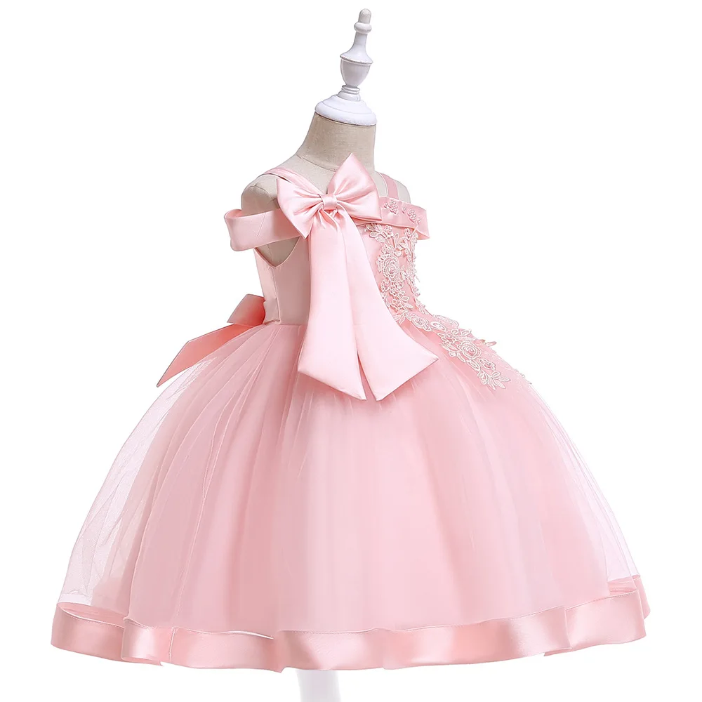 Flower Girls Dress Princess Wedding Party Dresses Children Kids Prom Gown Vestidos Formal Baby Christmas Children Clothing