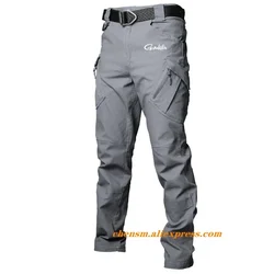 Gamakatsu Fishing Pants Waterproof Multi-pocket Outdoor Trousers Sports Breathable Fishing Clothes Outdoor Hiking Fishing Wear