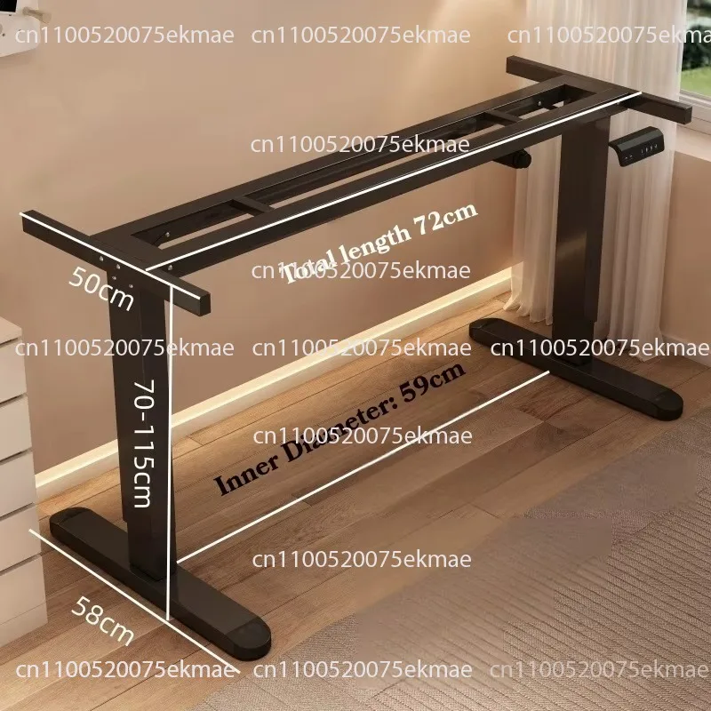 Black Electric Height Adjustable Desk Frame Single Motor Industrial Electric Standing Desk Heavy Duty | Office use