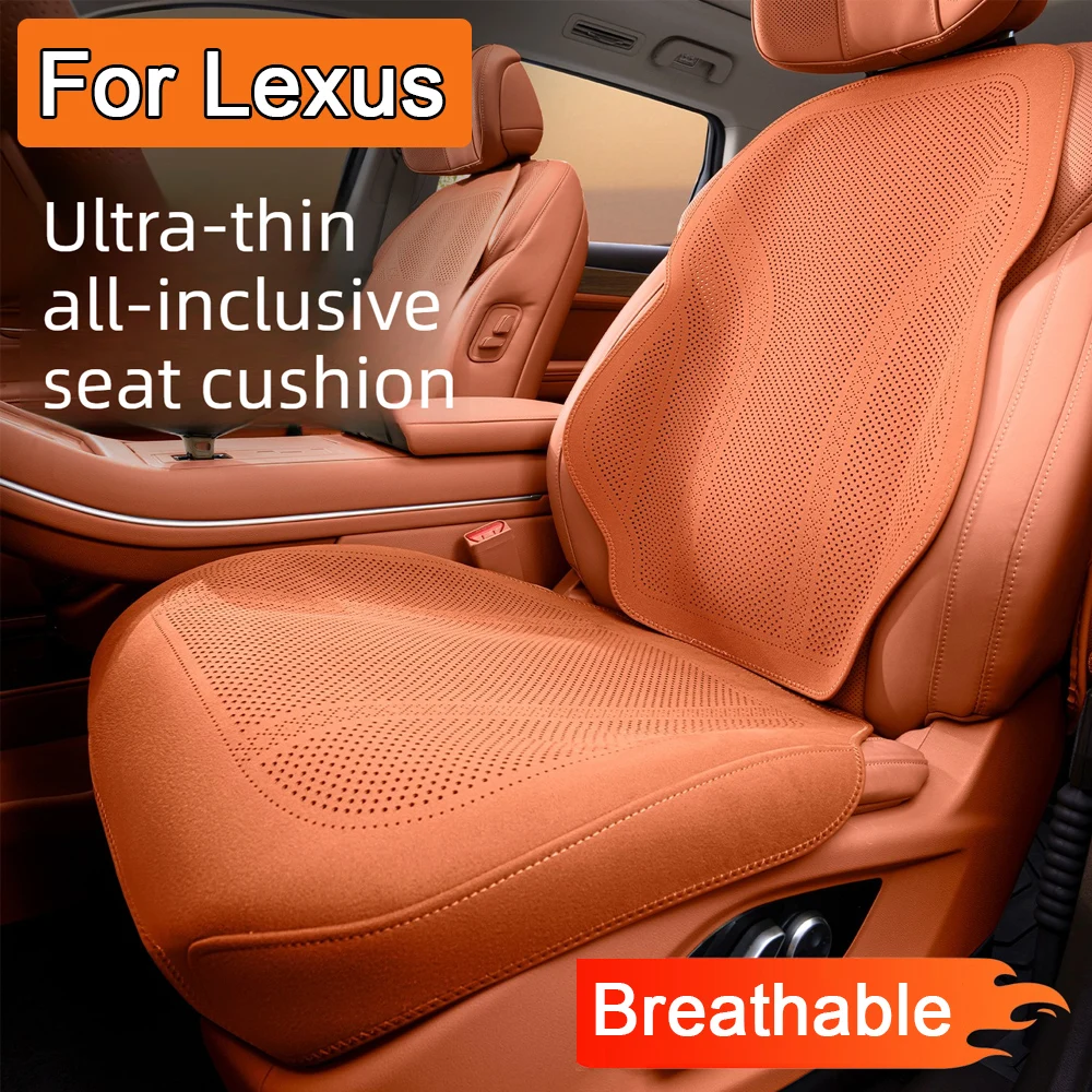 Suede Car Seat Cover Seat Protective Covers Breathable Seat Cushion For Lexus ES RX LS IS NX CT LX IS250 IS200 CT200h GS300
