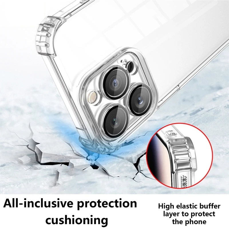 Прямая поставка, защитный бампер, прозрачный чехол, гибкий чехол для мобильного телефона для телефона 14