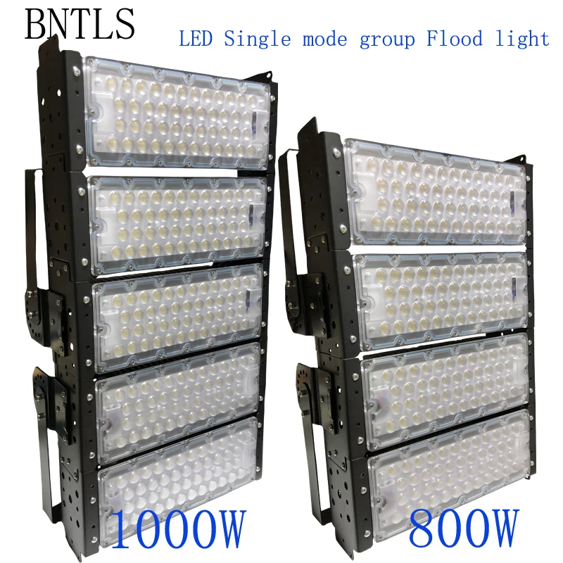 ไฟ LED น้ําท่วม 800W อุโมงค์แสงกลางแจ้งโคมไฟกันน้ํา IP65 สนามกีฬาแสงโปรเจคเตอร์