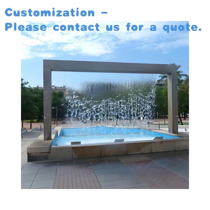 

custom.Curtain Wall Home Garden Ornaments Artificial Waterfalls