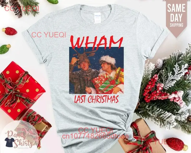 Футболка Wham Last Christmas Женская с длинным или коротким рукавом