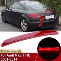 3.a luz de freno para Audi TT MK2 8J 2006-2014 tercera luz de freno luz trasera LED de coche lámpara de parada de alto nivel 8J 0945097 ROJO