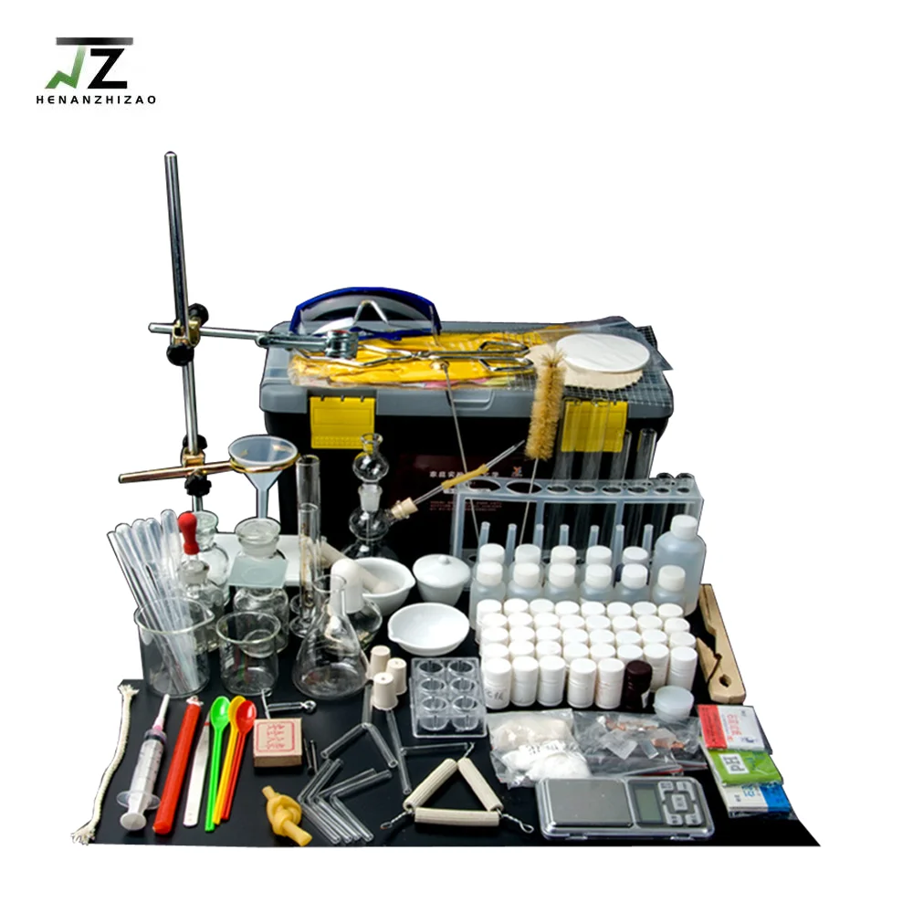 Necessary Chemical Experimental Equipments Test Box of Middle School