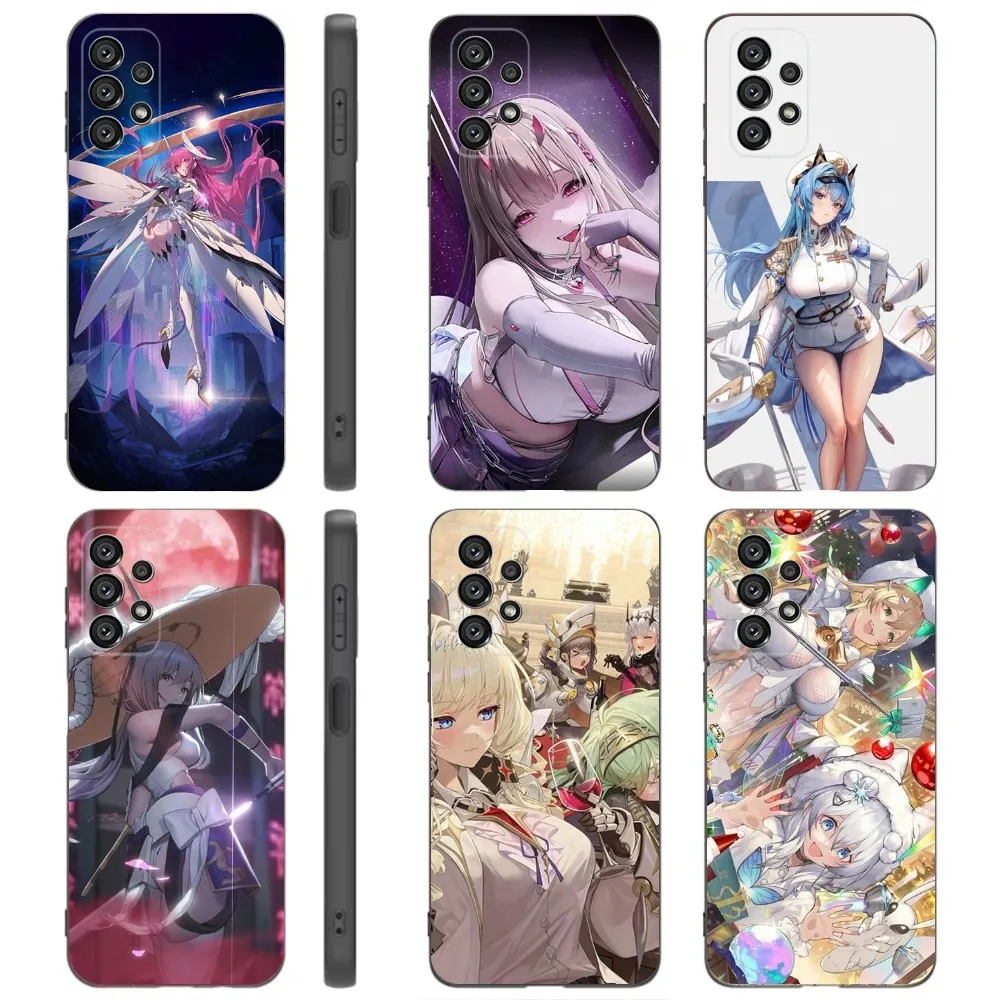 Goddess of Victory Nikke   Phone Case For Samsung Galaxy A91,A80,A73,A72 ,A71,A53A52,A32 ,A31A22,A21s,A20,Black Cover