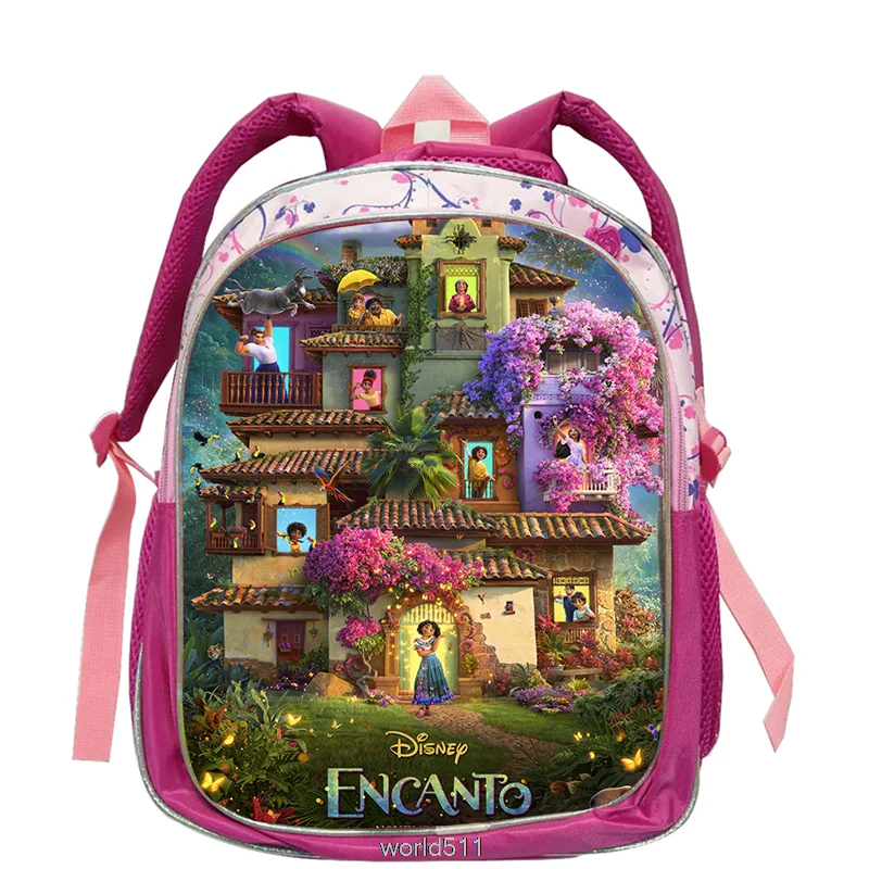 Disney Backpack Children School Bags Movie Encanto Mirabel Girls Book Bag Kids Kindergarten Bag Baby Toddler Backpacks