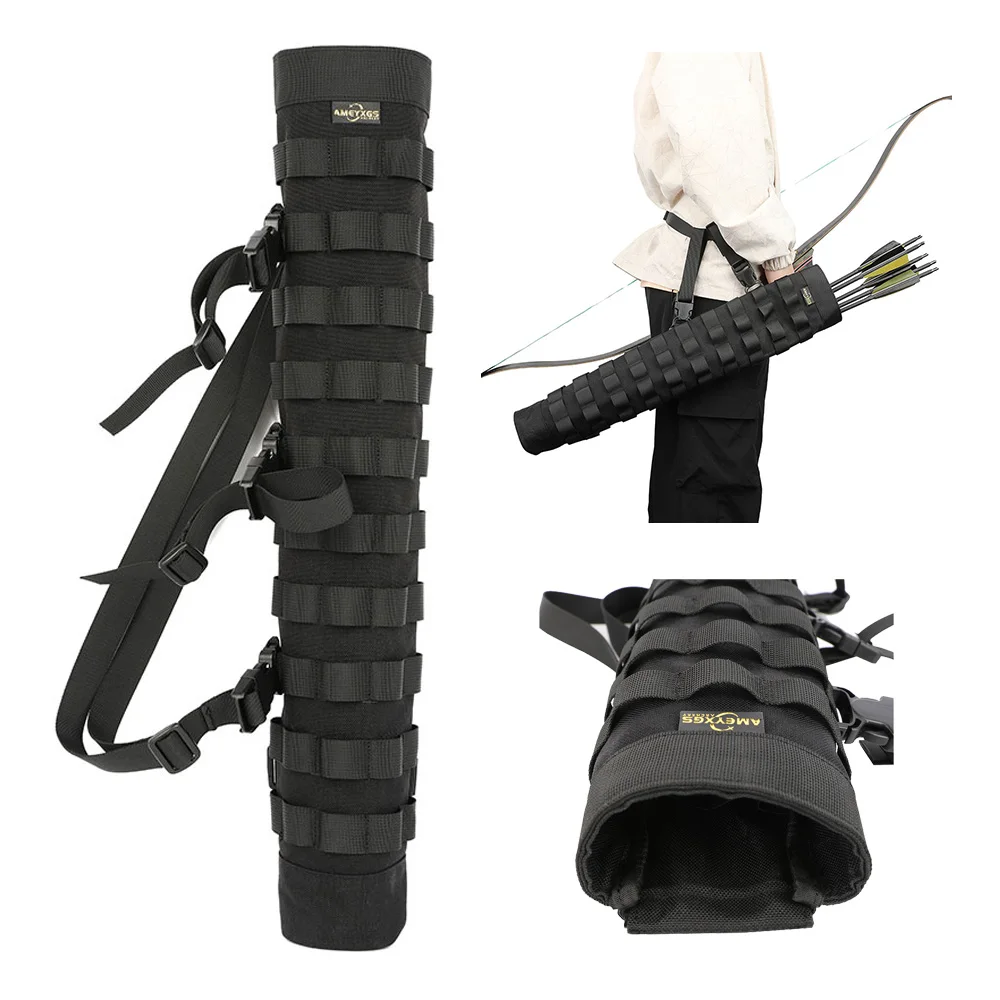 

Тактический нейлоновый колчан для стрел, водонепроницаемая многофункциональная сумка-держатель на плечо/пояс для охоты и стрельбы из классического и блочного лука