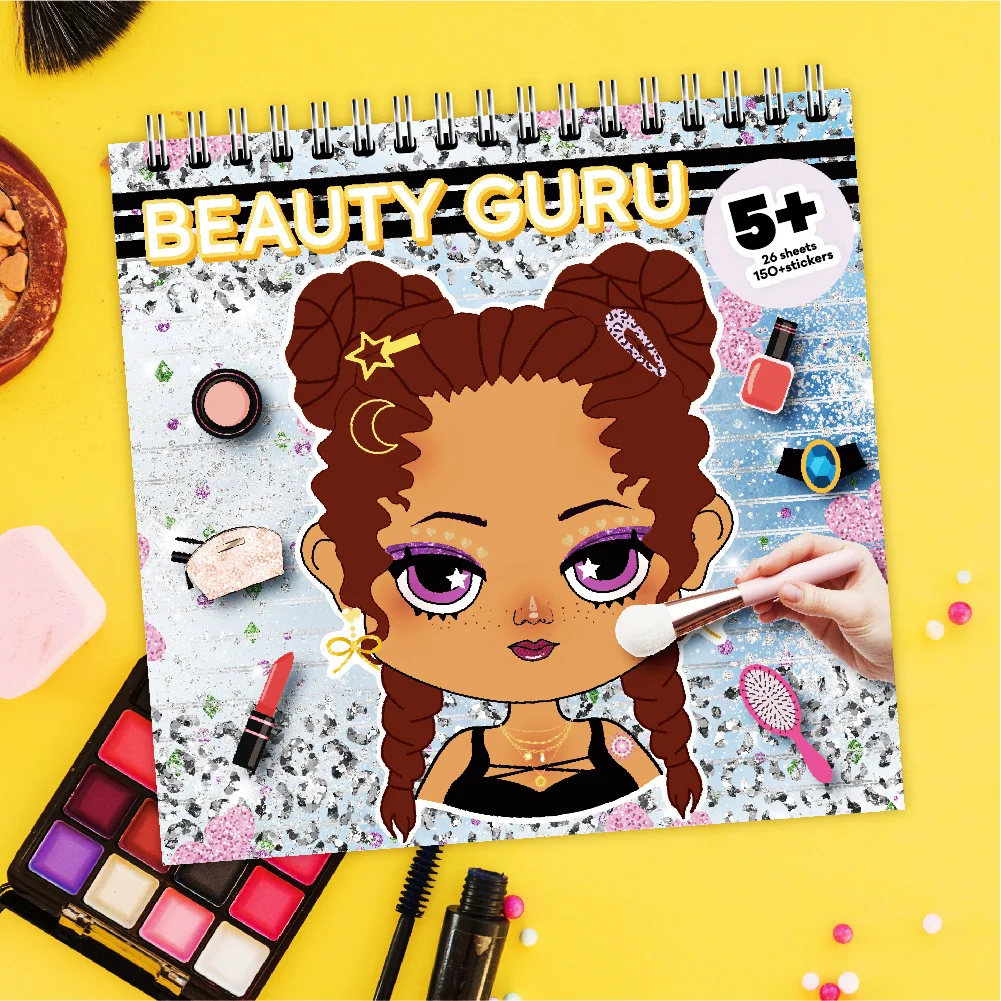 Bview Art Girls Fashion Design Sticker Kit: 100+ Stickers & Coloring Pages for Aspiring Young Designers
