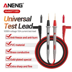 ANENG PT1005 1000V10A Universal Professionl Digital Multimeter Probe Test Pin Needle Tip Multi Meter Tester Probe Wire Pen Cable