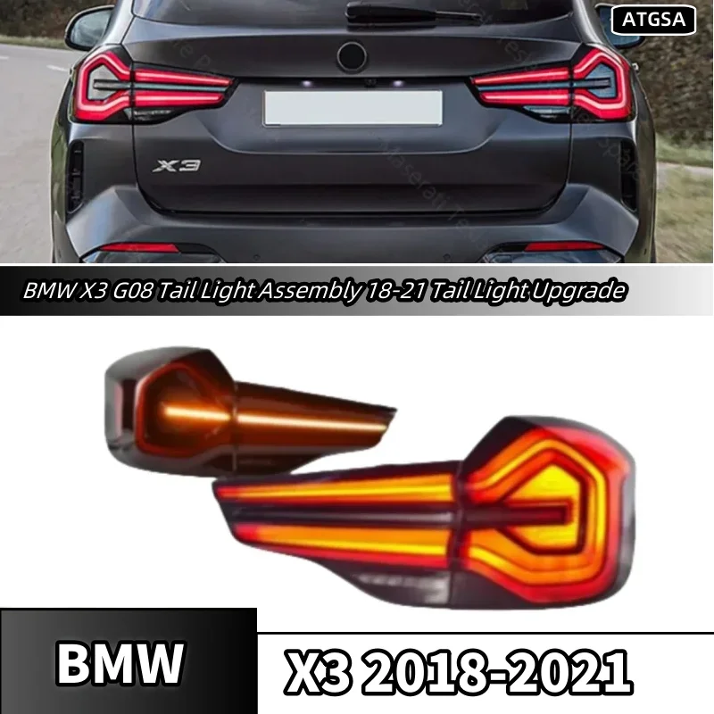 

Задние фонари подходят для BMW X3 G08 2018-2021, обновление задних фонарей, новый стиль