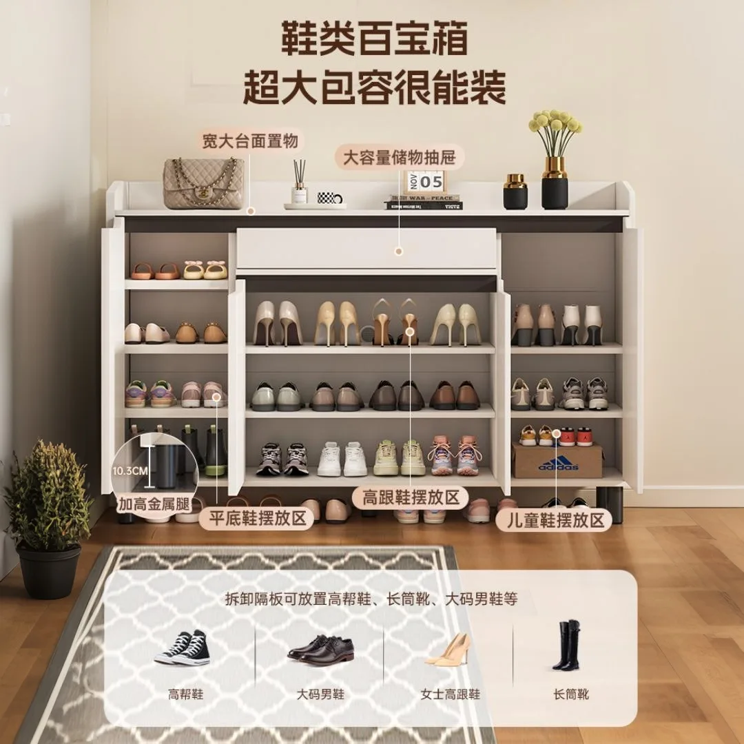 خزانة الأحذية، خزانة الشرفة المنزلية، داخلي 2025، شرفة متكاملة جديدة على الحائط، تخزين بسعة كبيرة