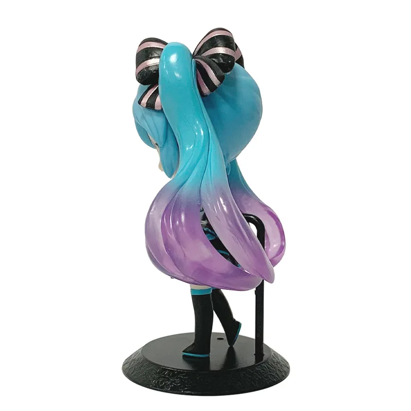 Anime New Hatsune Miku Figura Mini Personaggio Ornamenti Kawai Rosa Verde Hatsune Decorazione della scrivania di casa Giocattolo per adulti Regalo di compleanno per bambini