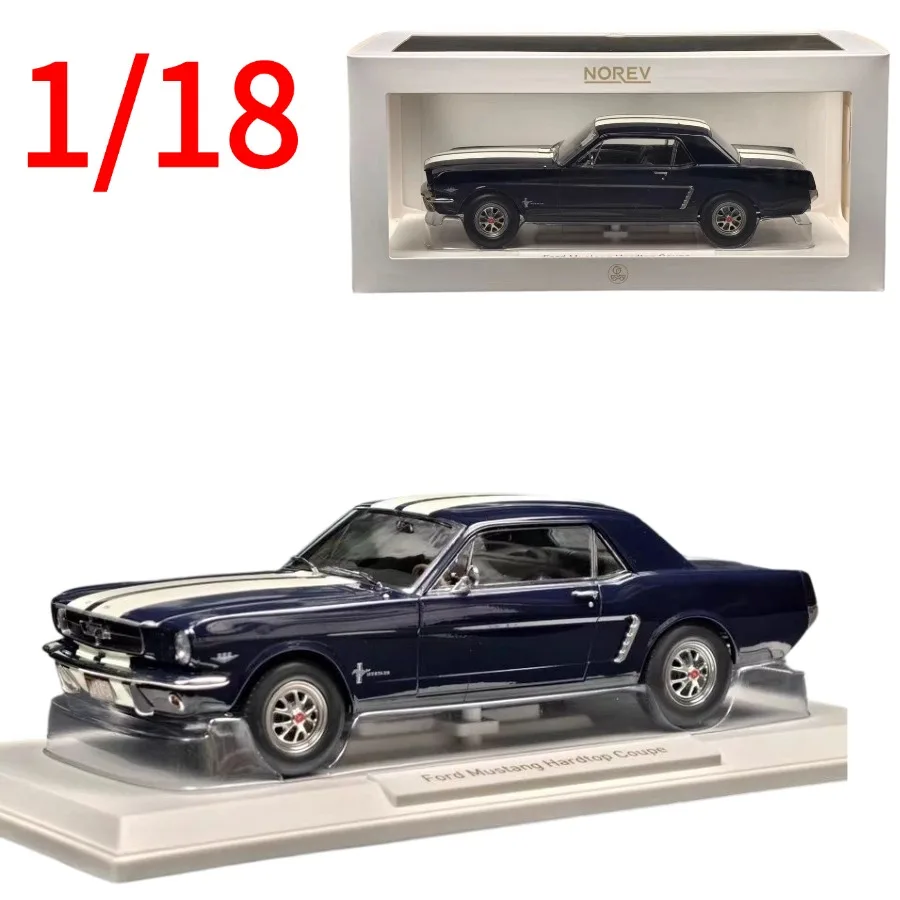 

Norev Diecast 1:18 Ford Mustang Coupe 1965 Alloy Car Model Ford Model Car Collectible Model Vehicles Toys Gift