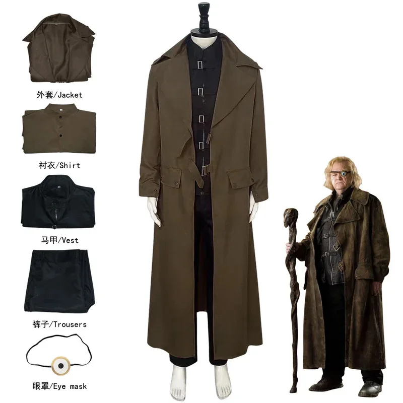 

Alastor Cos Moody Cosplay Coat Pants Patch Fantasia Costume Disguise Adult Halloween Carnival Party Suit
