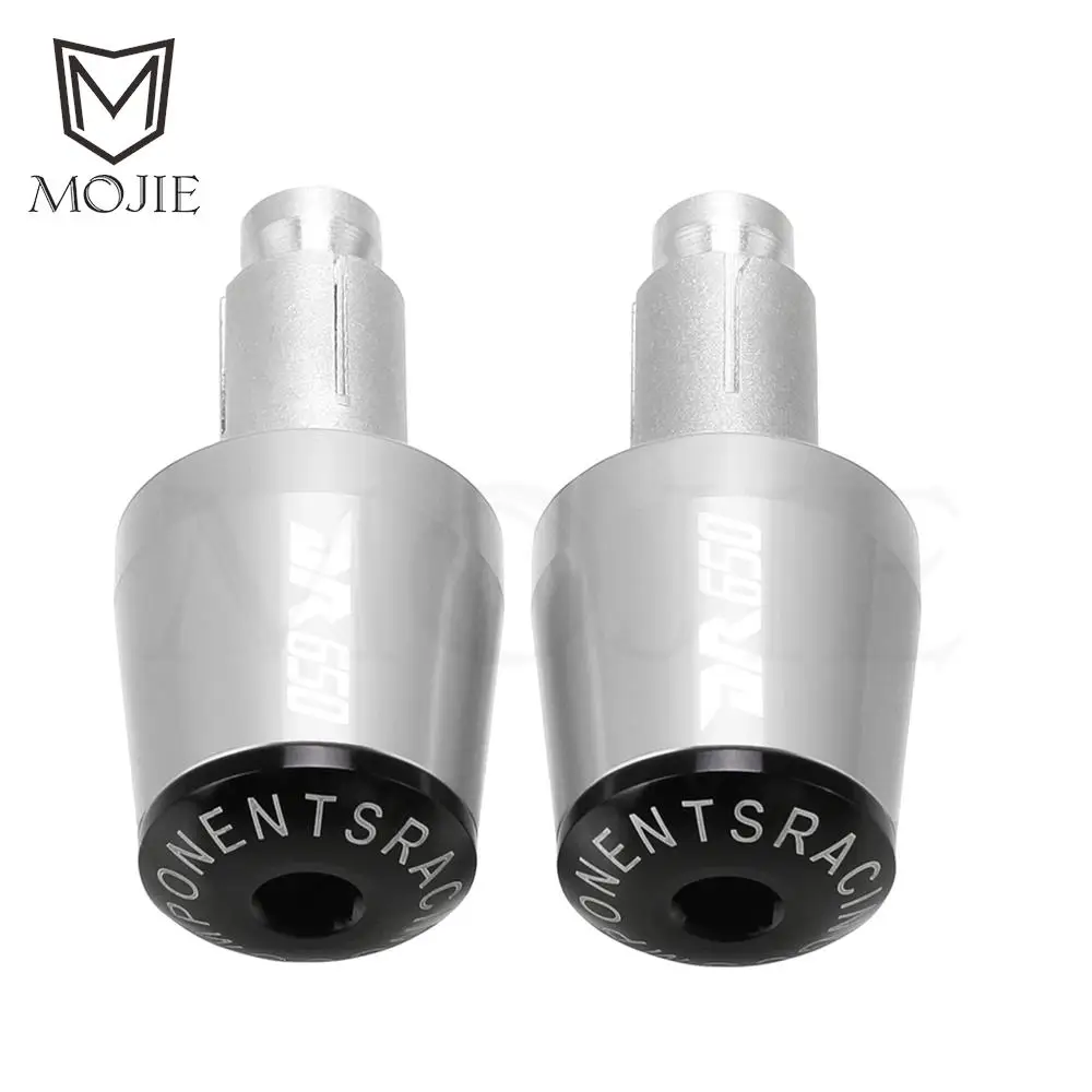 Motorcycles Handlebar Grips Cap Weight PartsAnti Vibration Silder Plug Ends FOR SUZUKI DR650 DR650S SE 1994-2010 2011 2012 2013 image 4