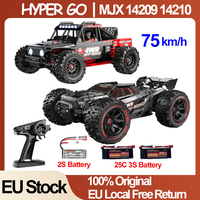 MJX 14209 14210 V3.0 1/14 RC Car 75km/h Brushless Hyper Go 2.4G Remote Control 4WD Off-road Racing RC Truck Electric Hobby Toy