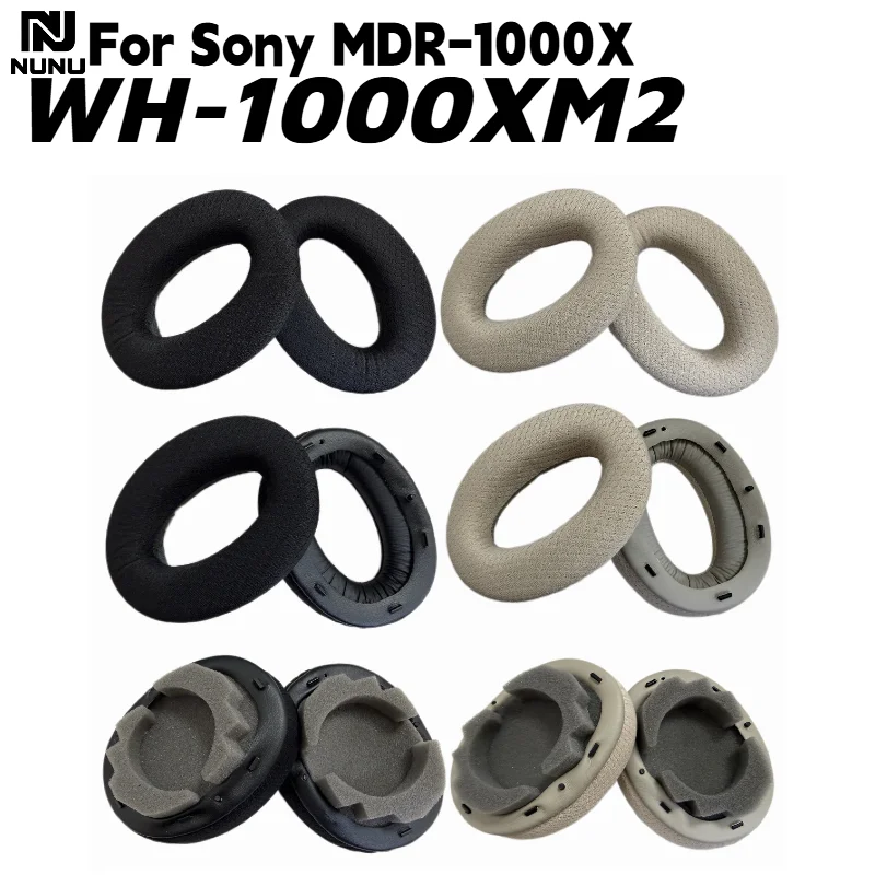 

Replacement Breathable football net EarPads With buckle for Sony MDR-1000X/WH-1000XM2 Headphones Repair Parts Never shed skin
