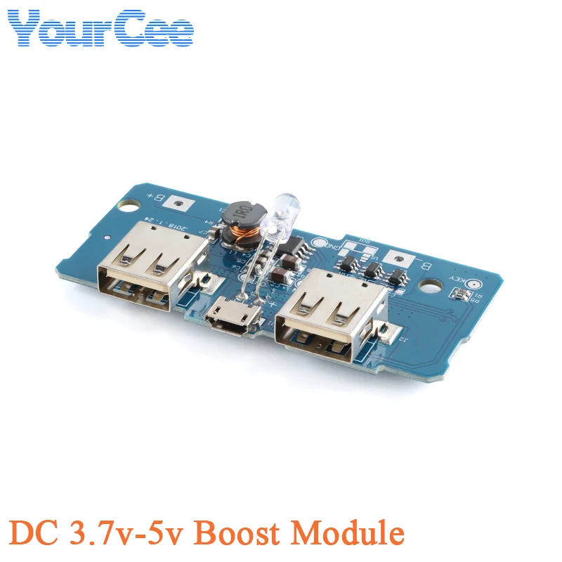 5pcs/1pc DC 3.7V to 1800V Booster Step Up Boost Board Arc Pulse DC Motor High Voltage Capacitor 3.7V to 5V Power Supply Module