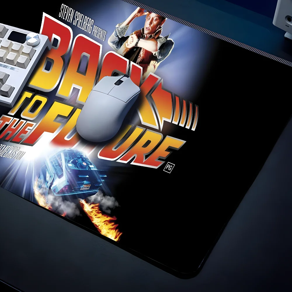 Movies Back To The Future  Mousepad Mouse Mat Desk Mat With Pad Gaming Accessories Prime Gaming XXL Keyboard Pad