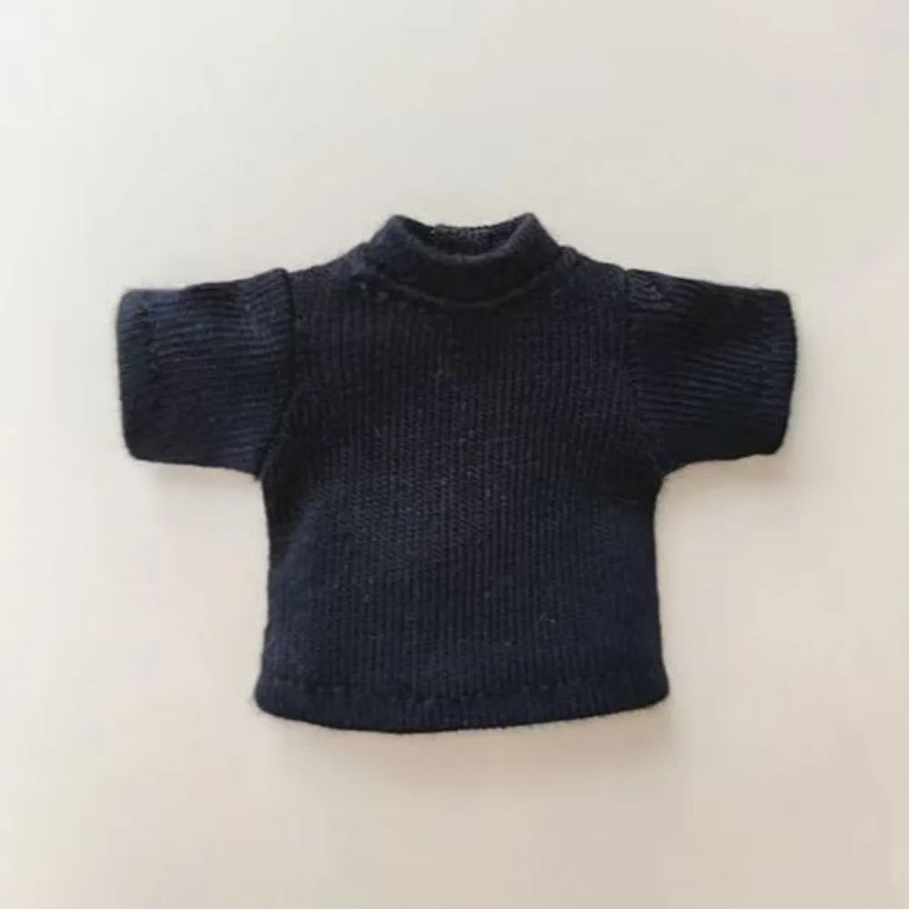 Casual Wear Doll Clothes Shorts Mini Solid Color Drawstring Knit Sweatpants Elastic Waist Short Sleeve T-shirt