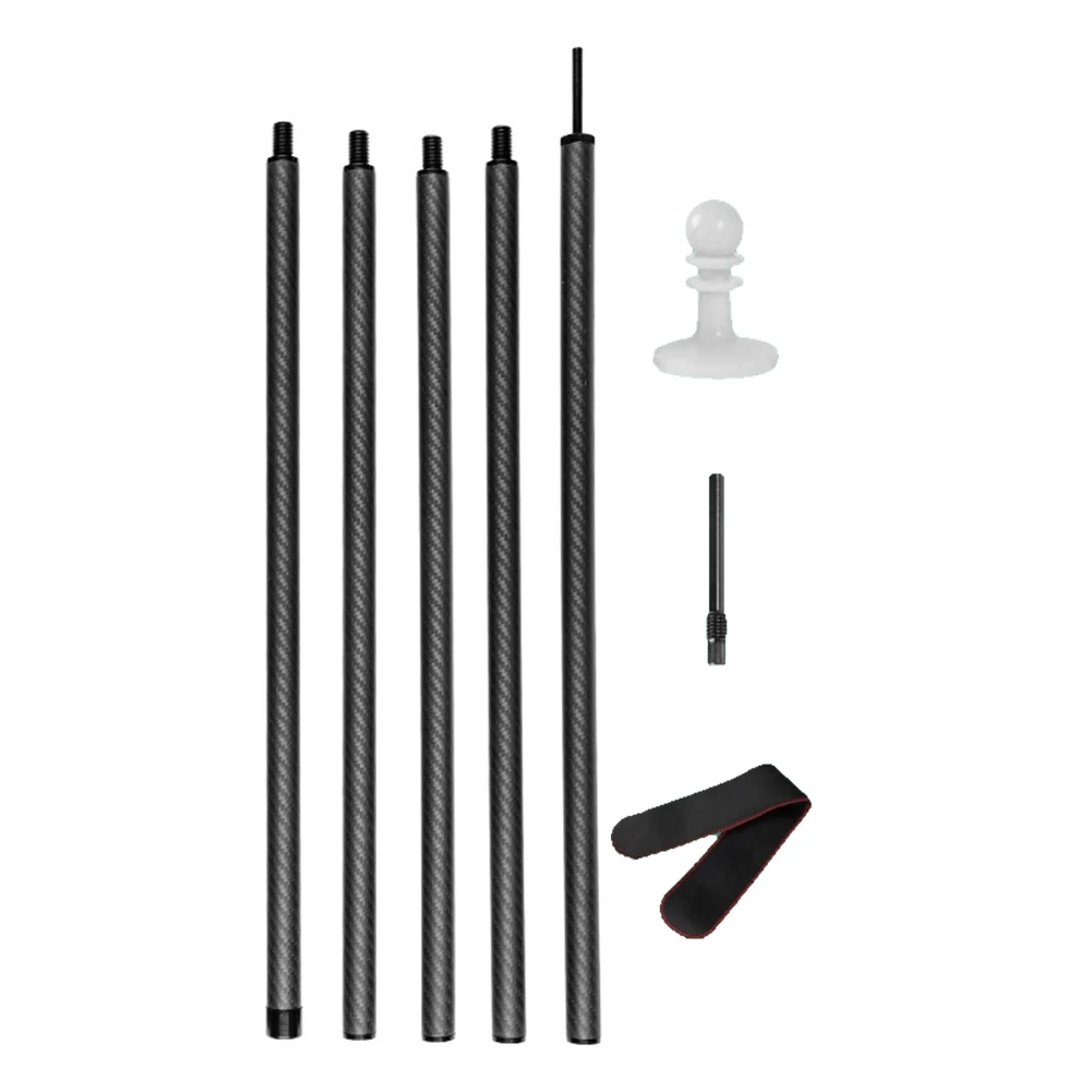 

Outdoor Tent Poles Camping Shelter Poles Total Length 145cm Removable Tent Poles Adjustable Heights Columnar Top Pins