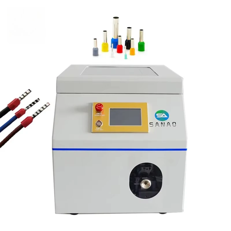 

Automatic Terminal Feeding Wire Stripping And Crimping Machine for Pre-insulated Ferrules Twisting Machine