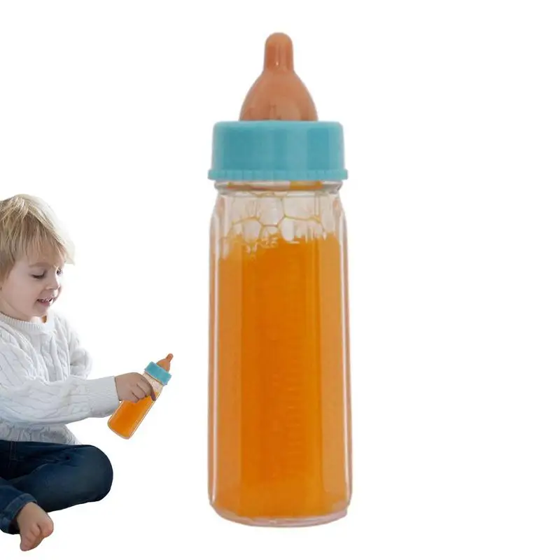 Mini Magic Baby Reborn Dolls Feeding Bottle Juice Disappears Strange Children Pretend Play Toy For Relieving Relax