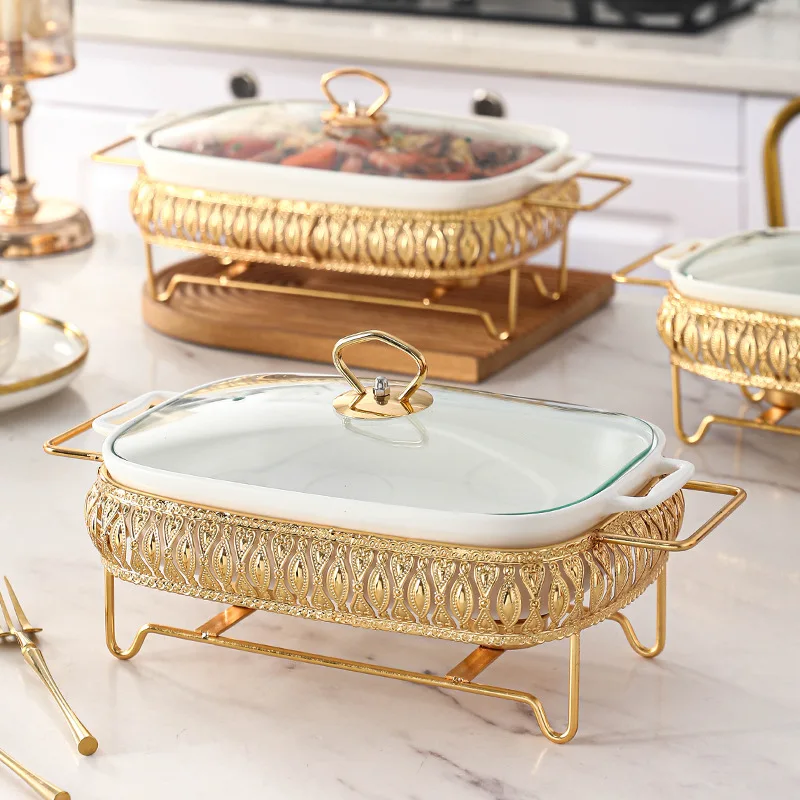 

Керамическая квадратная кастрюля-амфора с крышкой и подсвечником в скандинавском стиле для дома