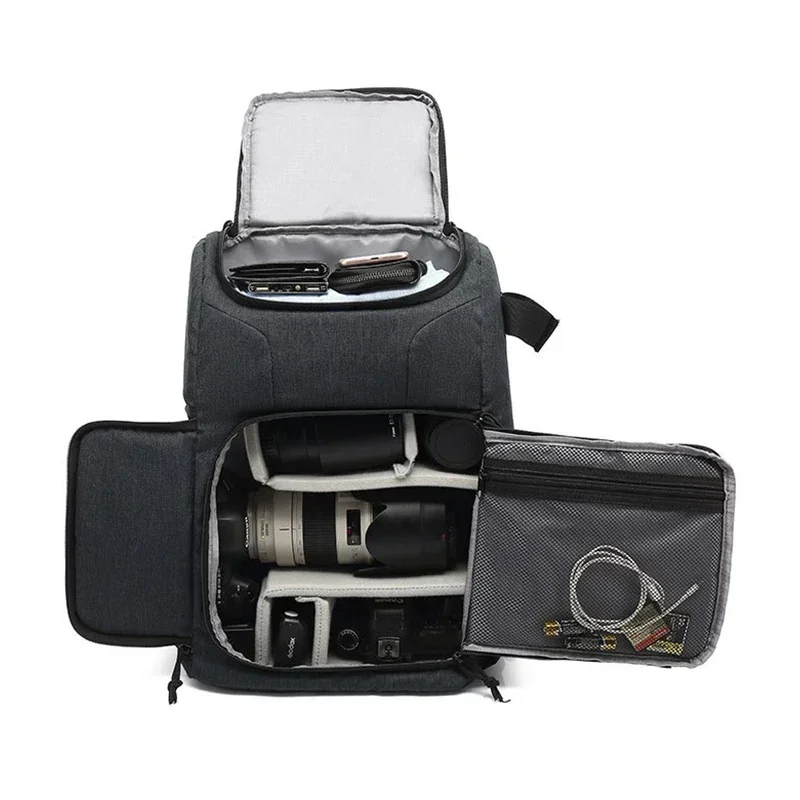 

Waterproof Camera Bag Photo Cameras Backpack For Laptop DSLR Portable Travel Tripod Lens Pouch Video Bag