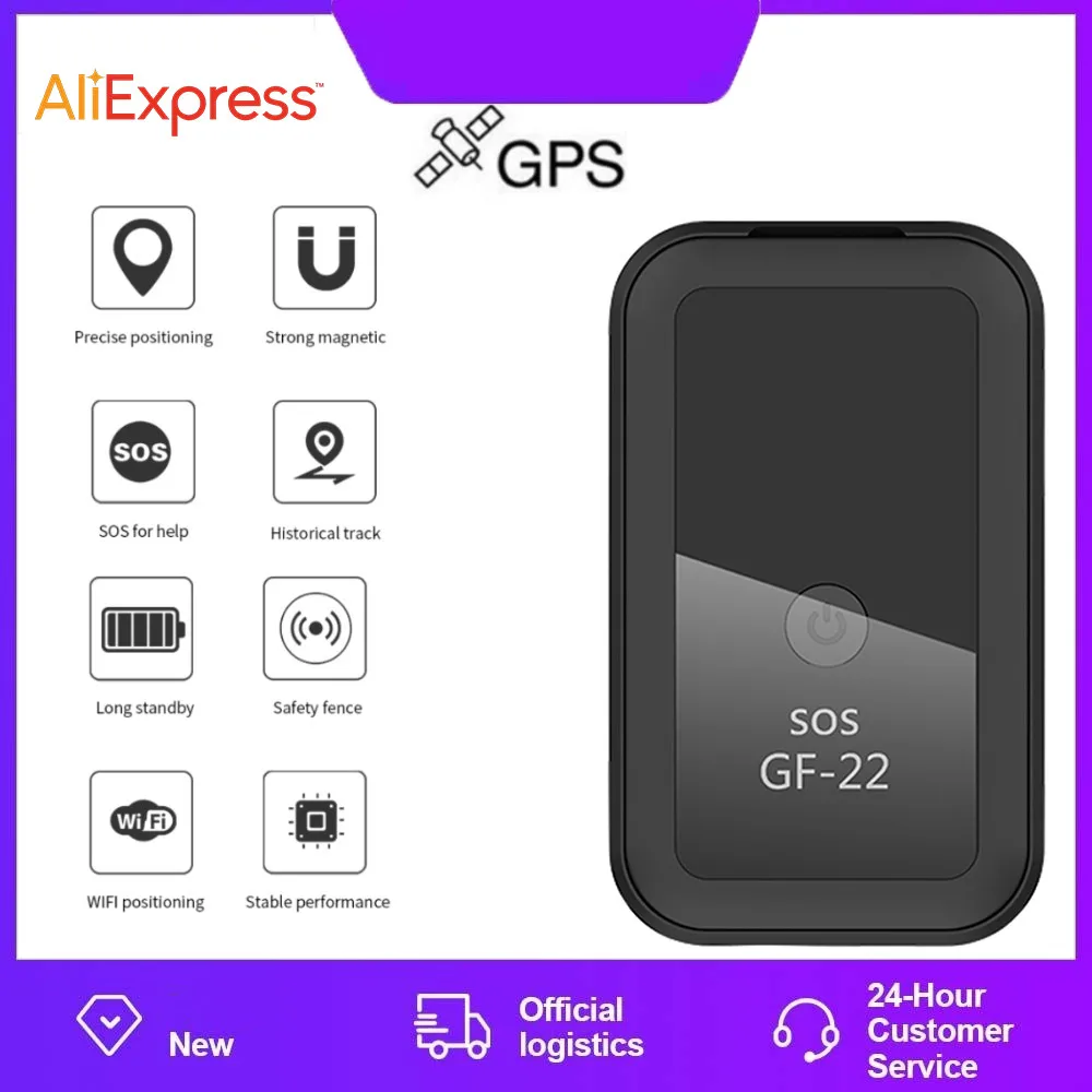NEW GF22 Mini Personal Portable GPS Locator Anti-loss Automatic Alarm Motorcycle GPS Car Anti-loss Precision Locator