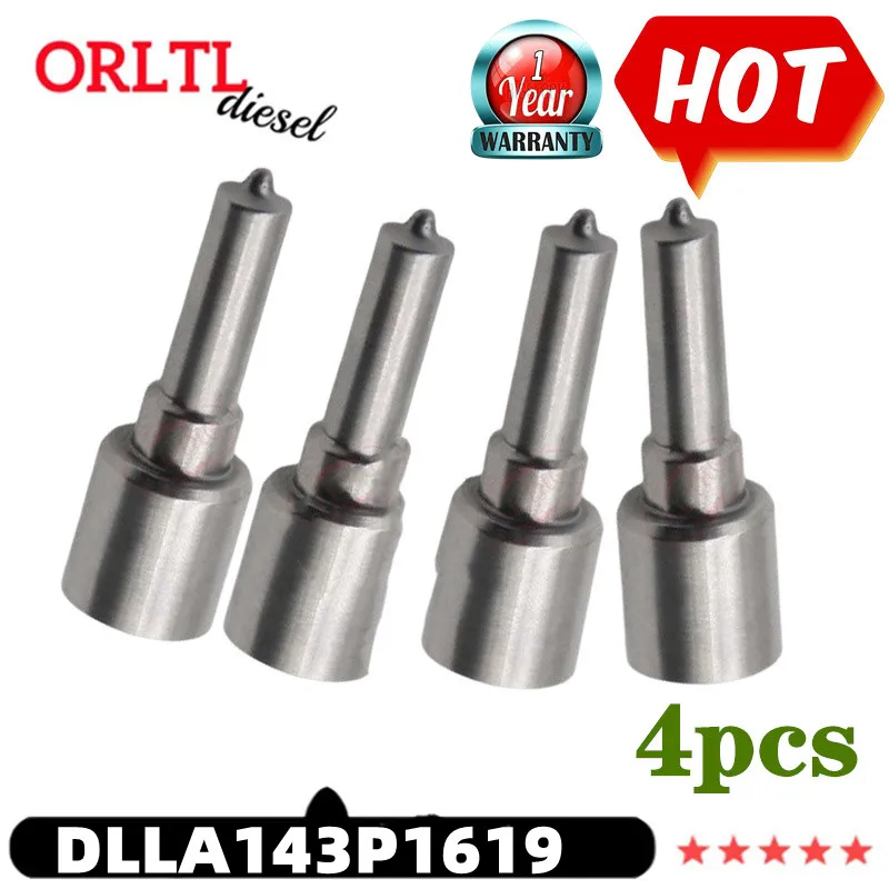 ORLTL DLLA143P1619 For MWM 961204640034 0445120089 Fuel Injector Nozzle 0433171988 0 433 171 988 For VW 2T2130201 4PCS