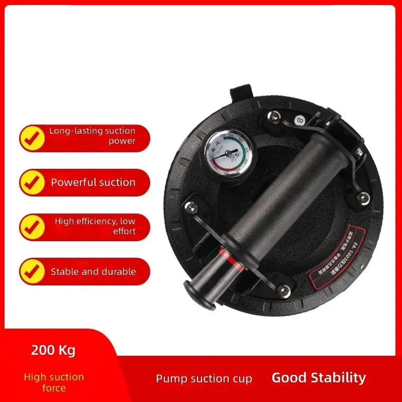 for 8 Inch Vacuum Suction Cup Air Pump Glass Powerful Heavy Duty Tile Glass Fixing Tools Heavy Duty Suction Extractor