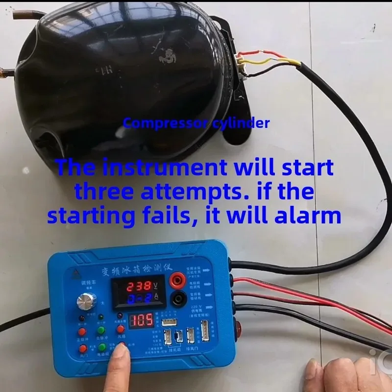 Frequency Conversion Refrigerator Air Conditioner Washing Testing Instrument Universal Plate Solenoid Maintenance Tool 220V 110V