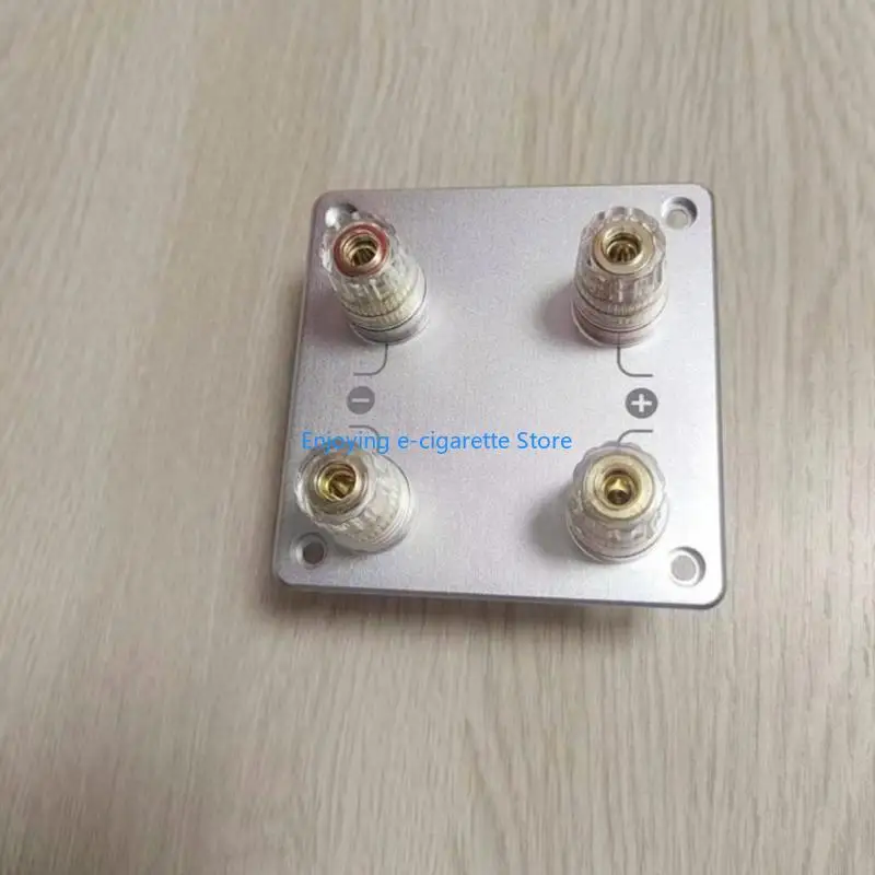 2Bit/4Bit-Lautsprecheranschlussplatte für die Reparatur von Lautsprechergehäusen, Aluminium-Rückplatte mit – Detail 8