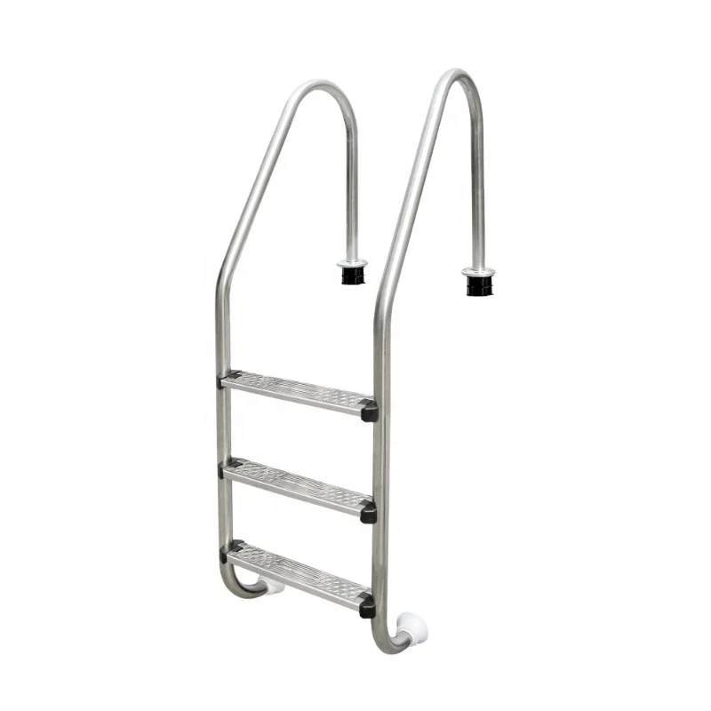 2025 Water Crown Manufacturers' Outdoor Pool Escalators 2/3/4/5 Steps Stainless Steel Pool Accessories Ladder