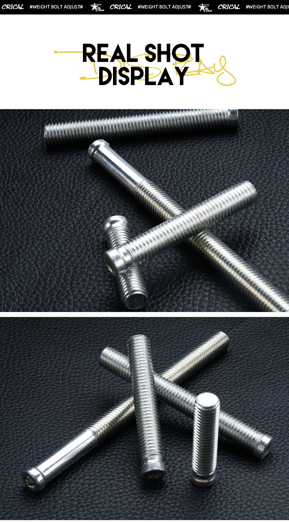 Pool Queue Gewichtsschrauben Eisen-Gewicht und Ausgleichs-Einstellung 1,2/1,8/2,5/3,7oz 50/75/100/150mm Billard-Zubehör CRICAL – Detail 8