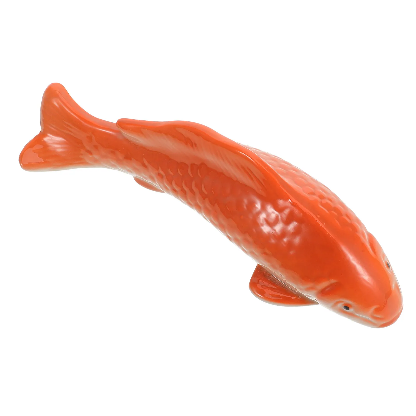 

Ceramic Goldfish Decoration Floating Fish Aquarium Ornaments Small Fish Tank Decor Smooth Texture Underwater Craft