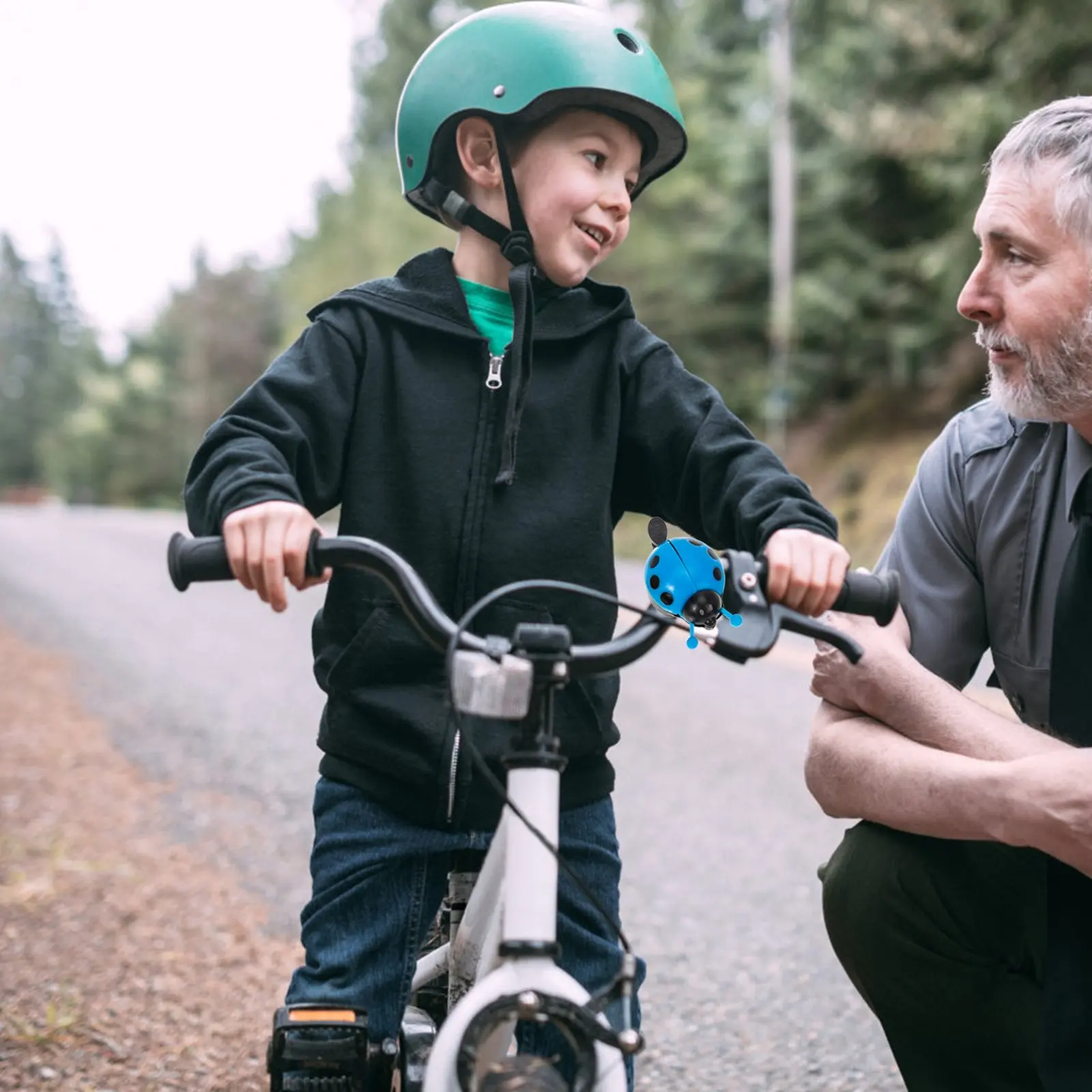 

4Pcs Bike Bells Ladybug Style Crisp Loud Long Ringtone Safe Cycling Accessories for Bicycles and Scooters